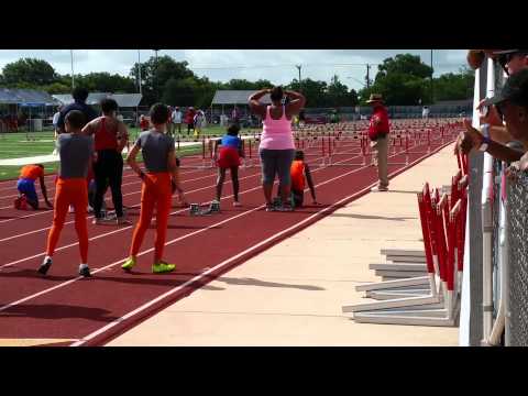 AAU-Dist 19 80M Hurdles Final -Girls 7-4-15