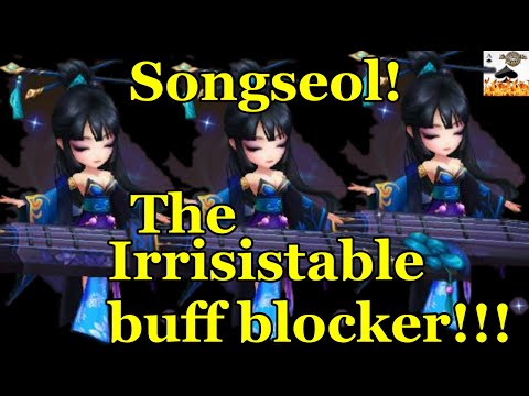 Crazy NEW mechanic from Songseol the water String Master in G3 guild war!! (summoners war)