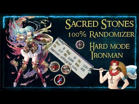 Fire Emblem Sacred Stones Self Randomizer 100% Hard Mode Eirika Route Part 1: The Journey Begins