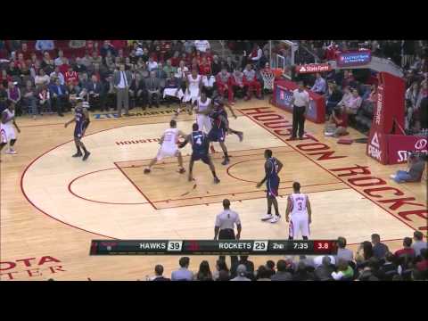 Donatas Motiejunas vs Hawks (Dec 20, 2014)
