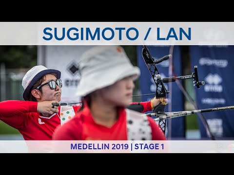 Sugimoto Tomomi v Lan Lu – recurve women bronze | Medellin 2019 World Cup S1