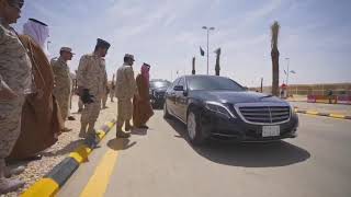 زيارة سمو الامير عبدالله بن بندر للواء الأمير تركي بن عبدالعزيز الأول الآلي