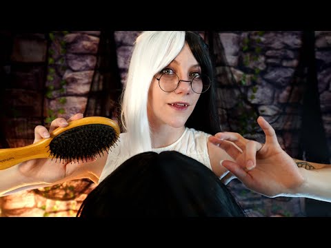 ASMR 🧛🏻‍♀️ Vampire Pet Care Class: Hair Care & Scalp Treatments