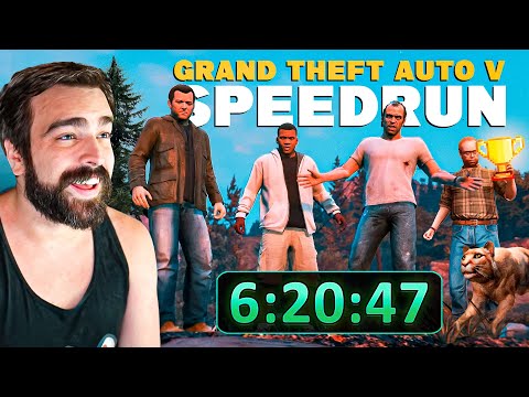 The Pinnacle Of DarkViperAU's Speedrun Career - GTA V Speedrun - Classic% - 6:20:47