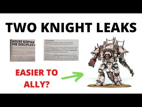 EVERYONE gets a Knight? Two New Knight Codex Leaks...