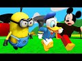 EVIL MINION VS Mickey Mouse In Roblox Mickey Mouse Clubhouse Town RP Adventure