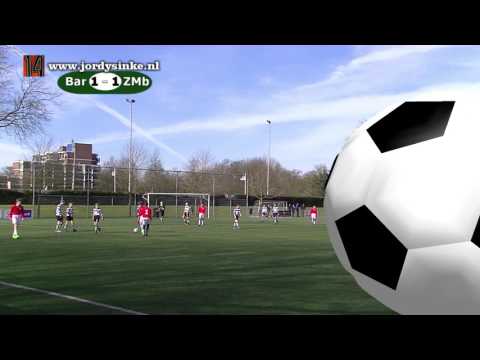 Voetbal Baronie JO13-2 - Zeelandia M'burg JO13-1  25 maart 2017