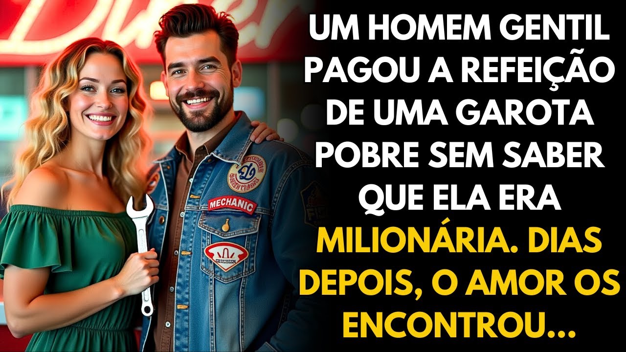 UM HOMEM GENTIL PAGOU A REFEIÇÃO DE UMA GAROTA POBRE SEM SABER QUE ELA ERA RICA. DIAS DEPOIS...