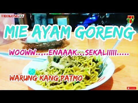MIE AYAM GORENG LEZAT‼️ WARUNG KANG PATMO #miegoreng #mukbang #viral #trending