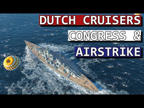 Dutch Cruisers!!! Airstrikes From Surface Ships & Alaska At Tier 8