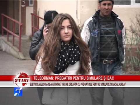 PREGĂTIRI PENTRU SIMULARE ŞI BAC