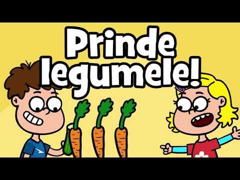 Cântece pentru copii - Prinde legumele!