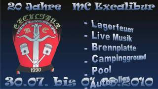 preview picture of video '20 Jahre Mc Excalibur 30.07. bis 01.08.2010'