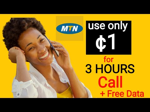 MAKE MORE CALLS ON MTN  + FREE DATA BUNDLE WITH ONLY GH 1