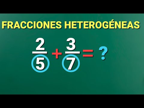 SUMA Y RESTA DE FRACCIONES HETEROGÉNEAS super facil