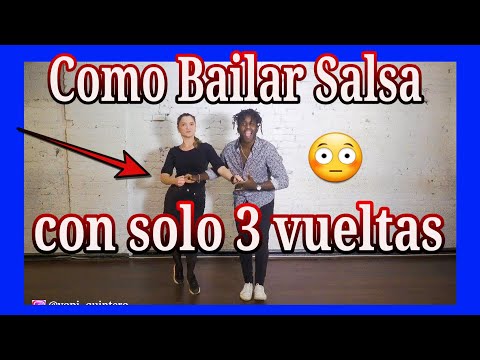 Como Bailar SALSA en una FIESTA con solo 3 Vueltas Basicas  | Yopi Quintero