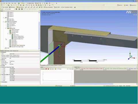 OLD VERSION - Mechanically Fastened Joints & Bolt Preload - ANSYS e-Learning | CAE Associates