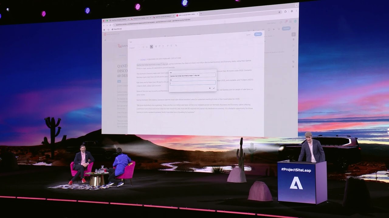 #ProjectSiteLeap | Adobe Summit Sneaks 2025