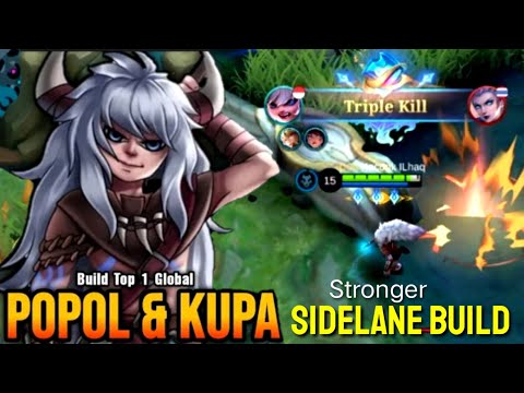 Build Sidelane Popol Dan Kupa | Item Popol Dan Kupa By Top 1 Global - Mobile Legends
