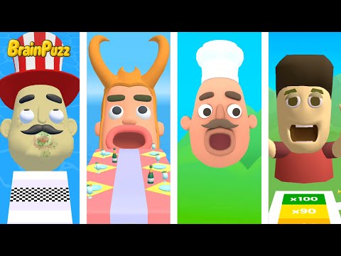 Sandwich Runners VS Burger Runners VS Ice Cream Runners 🥪🍔🍦 Best Funny Games All Levels Gameplay