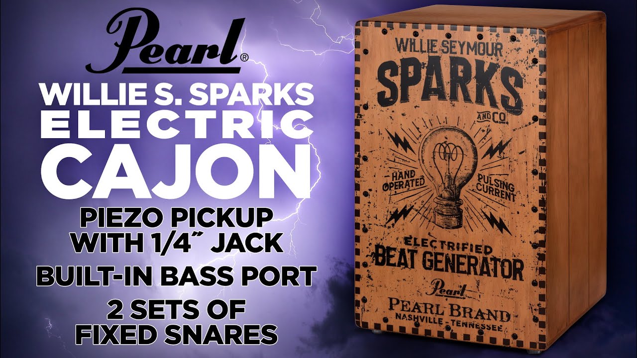 Pearl Primero PBEC210 Electric Crate Cajon - Willie Sparks