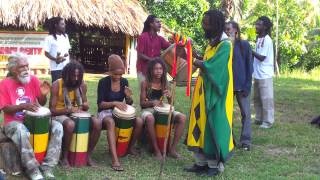 Nyabinghi chants early in the morning for Ethiopian New Year