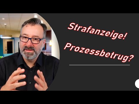 STRAFANZEIGE wegen möglichem versuchtem Prozessbetrug in Verfahren gegen hkk