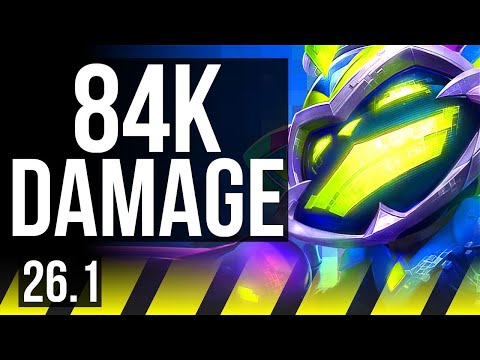 ZIGGS & Nautilus vs APHELIOS & Lulu (ADC) | 84K damage | KR Master | 26.1