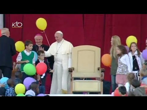 Rencontre des familles avec le pape François