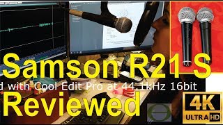 Video thumbnail for Samson R21S unboxed, reviewed, and compared to Sure SM58 by ecologicaltime