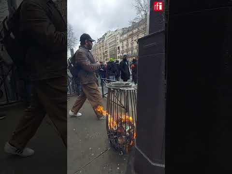 Paris : manifestation du 7 mars 2023 contre la réforme des retraites.