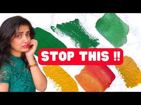WORST MISTAKE Beginners Make In Acrylic Painting 😱 | DOs & DON'Ts Of Acrylic Painting | IN HINDI