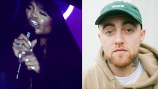 SZA Gets Emotional After Dedicating Song To Mac Miller