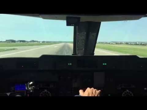 Gulfstream GIII in cockpit take-off from Centennial Airport (KAPA)
