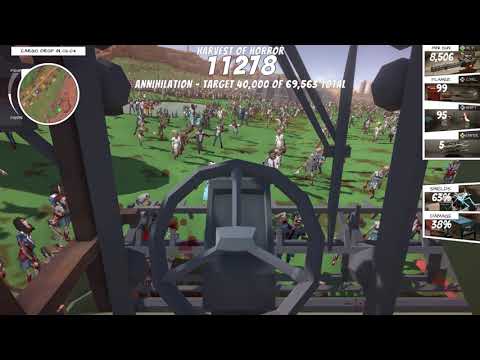 1 Million Zombies - First Person Camera Test - Harvester