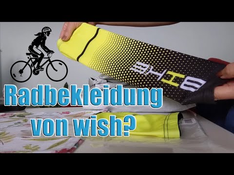 Wish - günstige Radbekleidung / Shopping Haul 2020 / unboxing