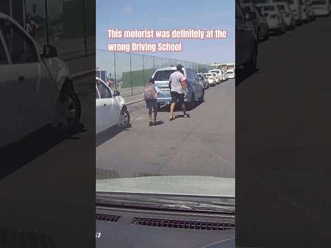 This motorist might need to go back to driving school