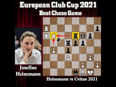 Best Chess Game of European Club Cup 2021 | Heinemann vs Cvitan