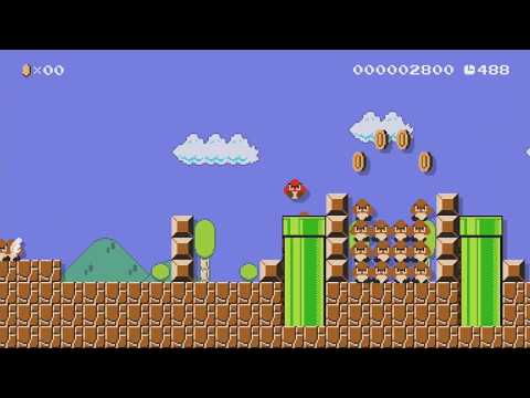 Goomba Commander Lakitu by Yosef - Super Mario Maker - No Commentary 1bp