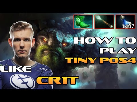 Top 1 Tiny the OP DEADLY Roamer  FT. EG CR1T | Pro Dota 2 Explanation by 1437