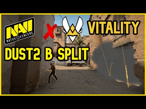 NAVI & Vitality B Split on Dust2 (CS:GO Strategy Breakdown)