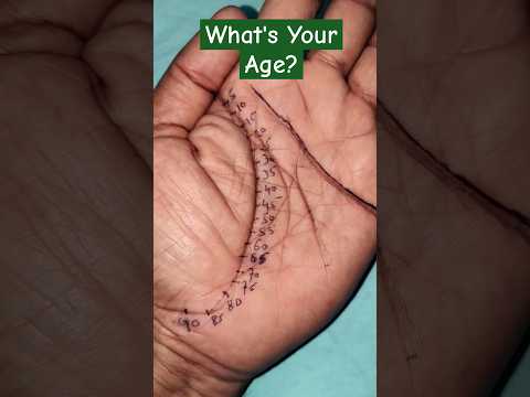 What's Your Age? Life Line Calculation #astrology #palmistry #palmreading #jyotish #lifeline #life