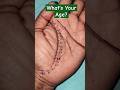 What S Your Age Life Line Calculation Astrology Palmistry Palmreading Jyotish Lifeline Life