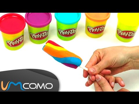 Sorvete Colorido - Tutorial Simples em Massinha Play-Doh