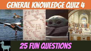 Test Your General Knowledge With These 25 Fun Questions! - General Knowledge Quiz 4