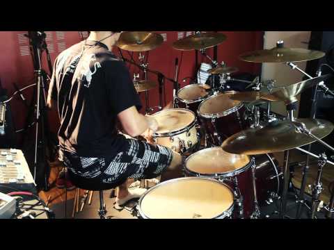 Damien 'Mupps' Ory - Darkall Slaves Abysses of Seclusion [STUDIO DRUM CAM]