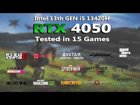 RTX 4050 Gaming Benchmark in 2023 | Tested in 15 Games | Acer Nitro V Gaming Test | #rtx4050