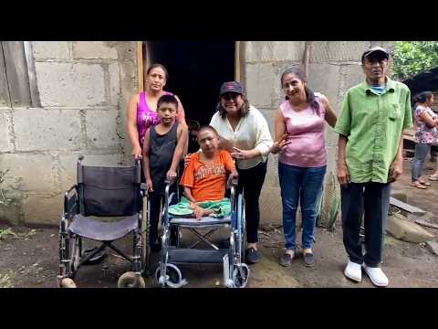 Carazo: entregan sillas de ruedas a familias de San Marcos