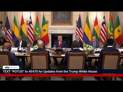 President Trump Participates in a Multilateral Lunch with African Leaders – The White House