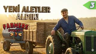 Yeni Ekipmanlar Gübre Dağıtıcı ve Römork ! | Farmer's Dynasty 2 Türkçe